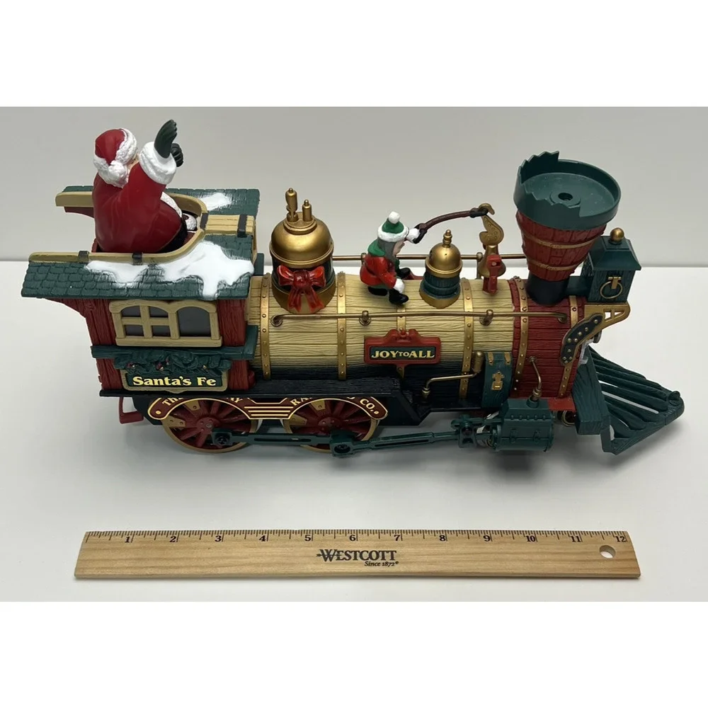 New Bright‎ The Holiday Express Animated Train Car #387 Santa's Fe 
